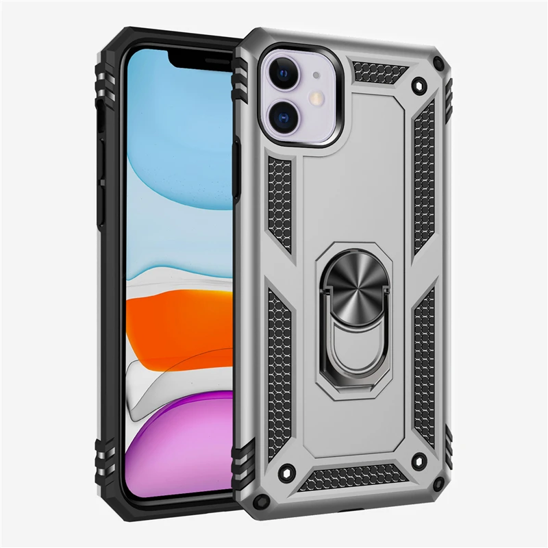 Автомобильный магнитный держатель для колец чехол телефона Iphone 11 Pro Max 7 8 6 6s Plus XR XS
