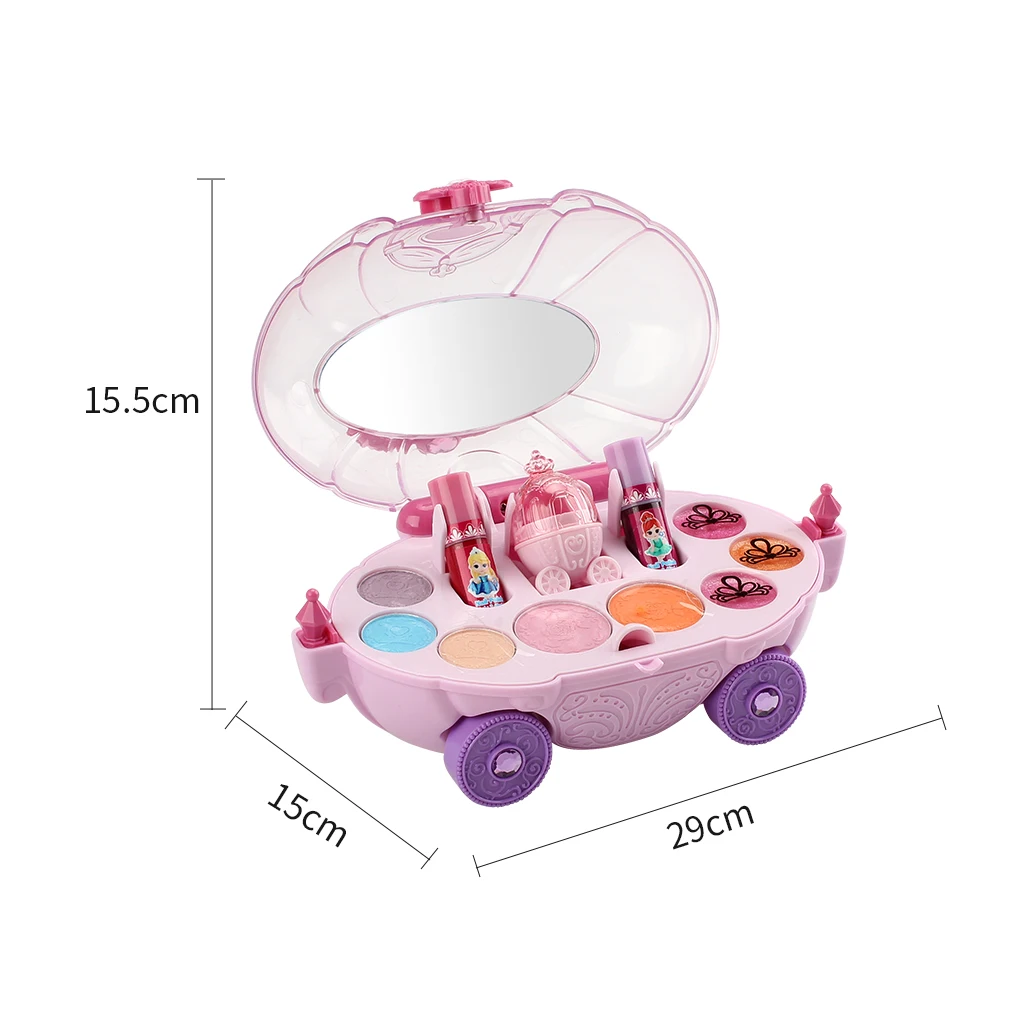 Детские игрушки кристалл любовь мини макияж автомобиль моющийся настоящий
