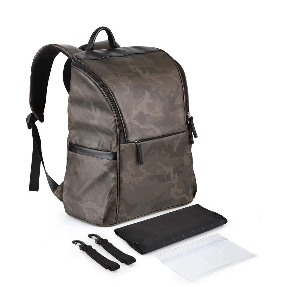 

Care Package Nappy Backpack Bag Mummy Large Capacity Stroller Bag Mom Baby Multi-function Waterproof Outdoor Travel Diaper Bags