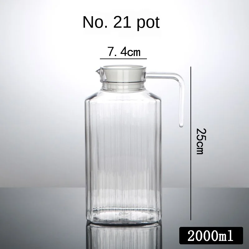 

Pc acrylic juice cans plastic beverage cans cold kettles high temperature and large capacity