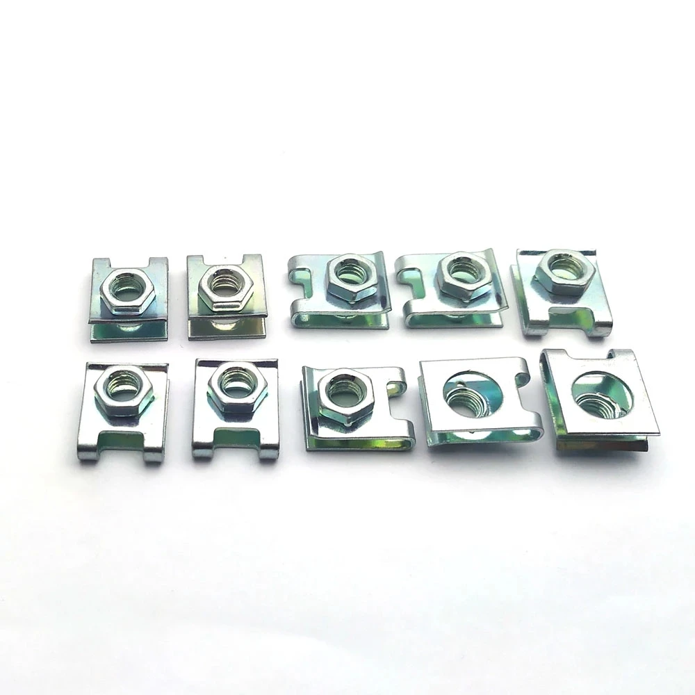 10 комплектов болтов и U-образных зажимов с гайками пластиковая крышка