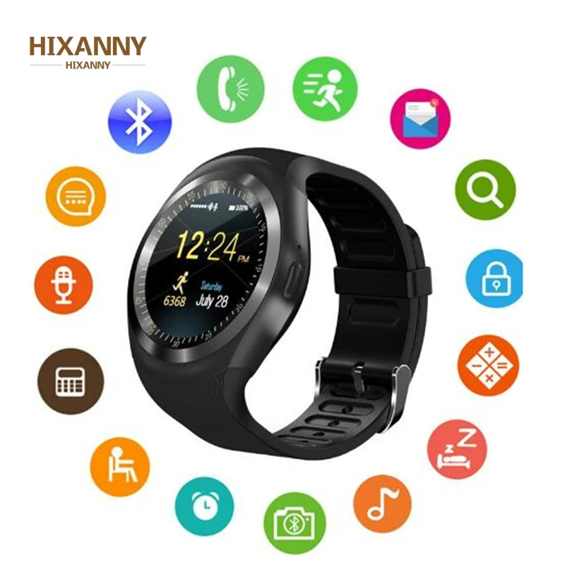 Часы в подарок носимые Смарт-часы RS01 с поддержкой SIM &amp TF карты Whatsapp и Facebook