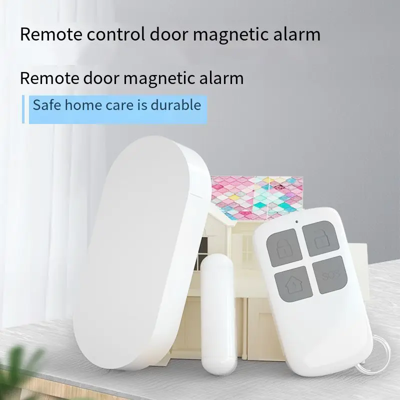 

Ymesy Door Magnetic Alarm Multifunctional Wireless Door and Window Alarm Remote Control Function Household Anti-theft Device