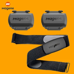 Измеритель скорости MAGENE, беспроводной компьютер, муравей + Bluetooth, датчик частоты вращения педалей S3, пульсометр H64 для GARMIN Bryton