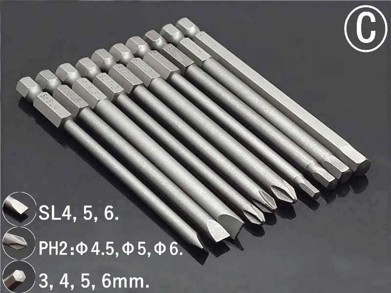 10 шт. магнитный держатель для отверток шестигранные Отвертки Phillips Torx|Отвертка| |