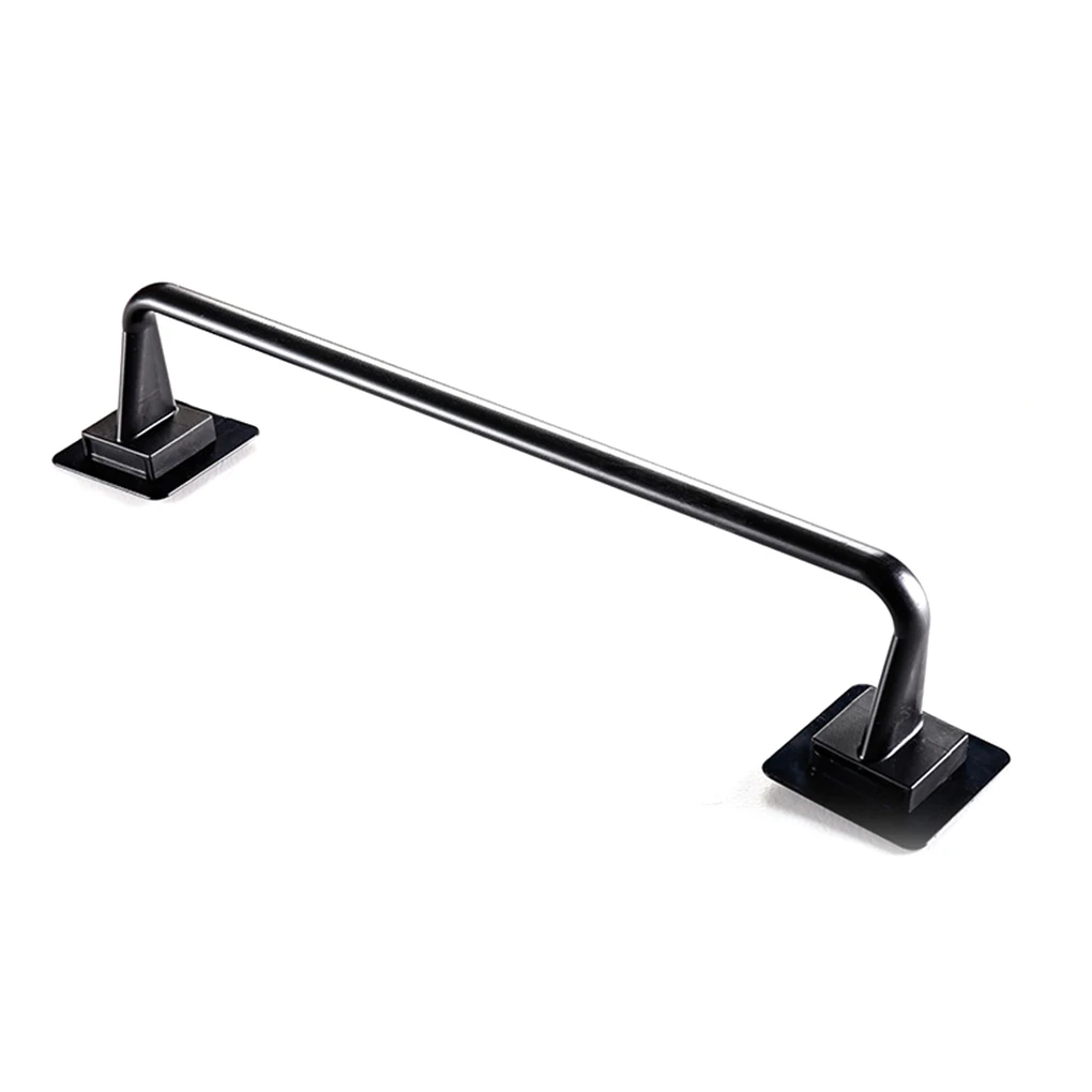 

Self Adhesive Kitchen Bathroom Towel Rod Towel Bar Stick on Wall Bath Towel Holder Rail Rack New