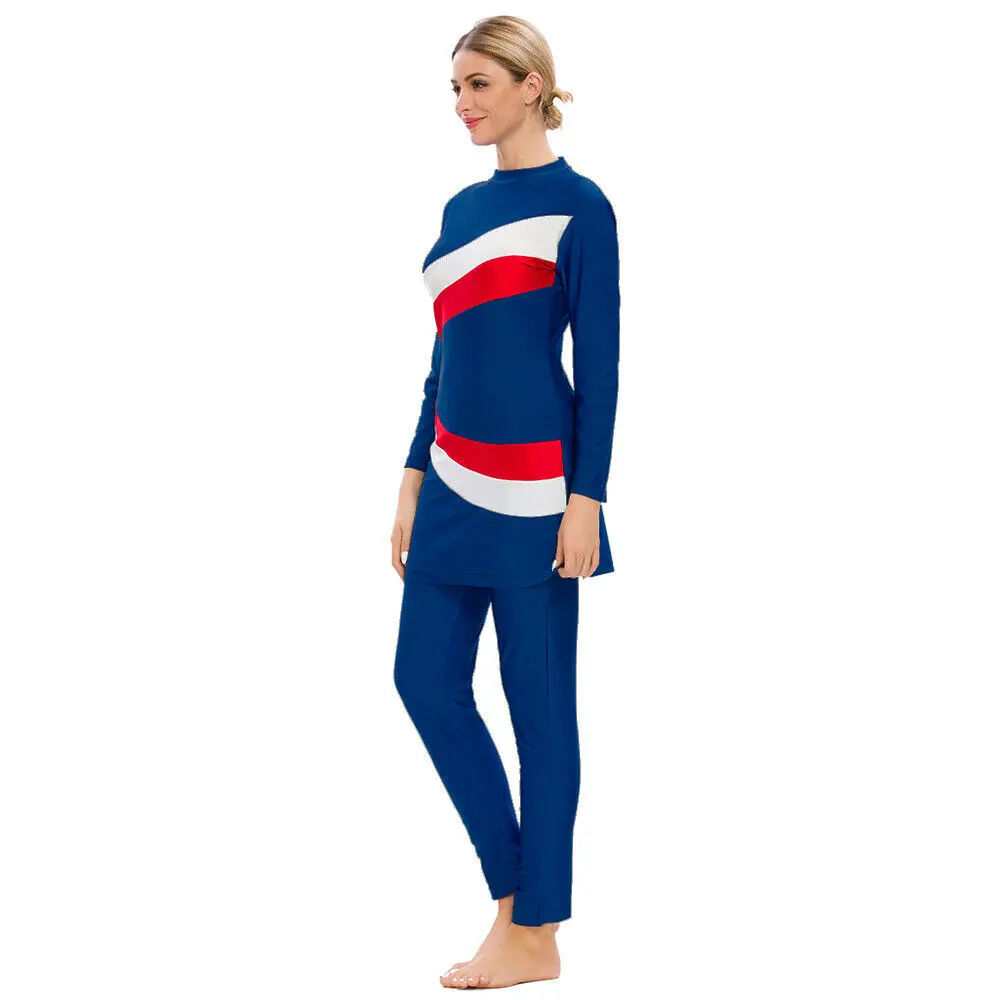 Исламский мусульманский женский купальник Burkini Купальник с капюшоном полным