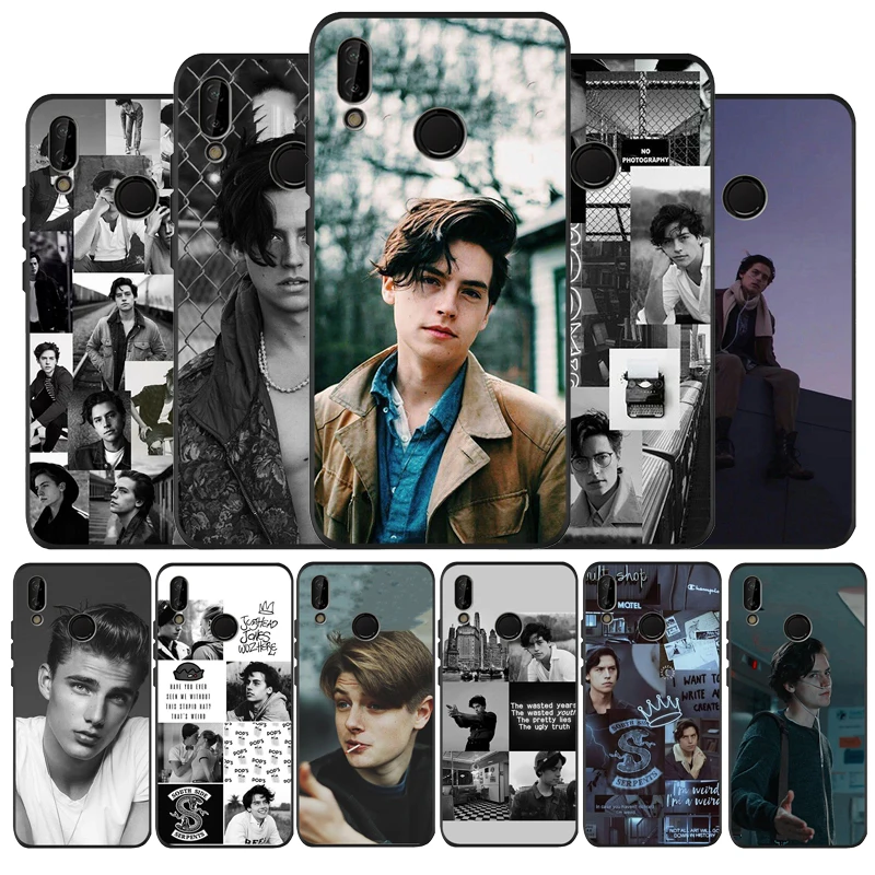 Черный чехол Riverdale Sprouse для телефона huawei P40 P30 P20 P10 Pro P9 Lite nova 4E 6SE Psmart 2 2019 Y6 9