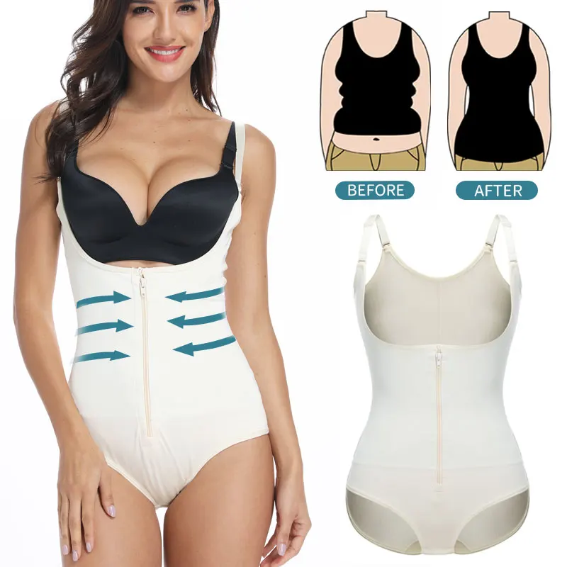 Полноразмерное боди для коррекции фигуры Корректирующее белье тренажер талии