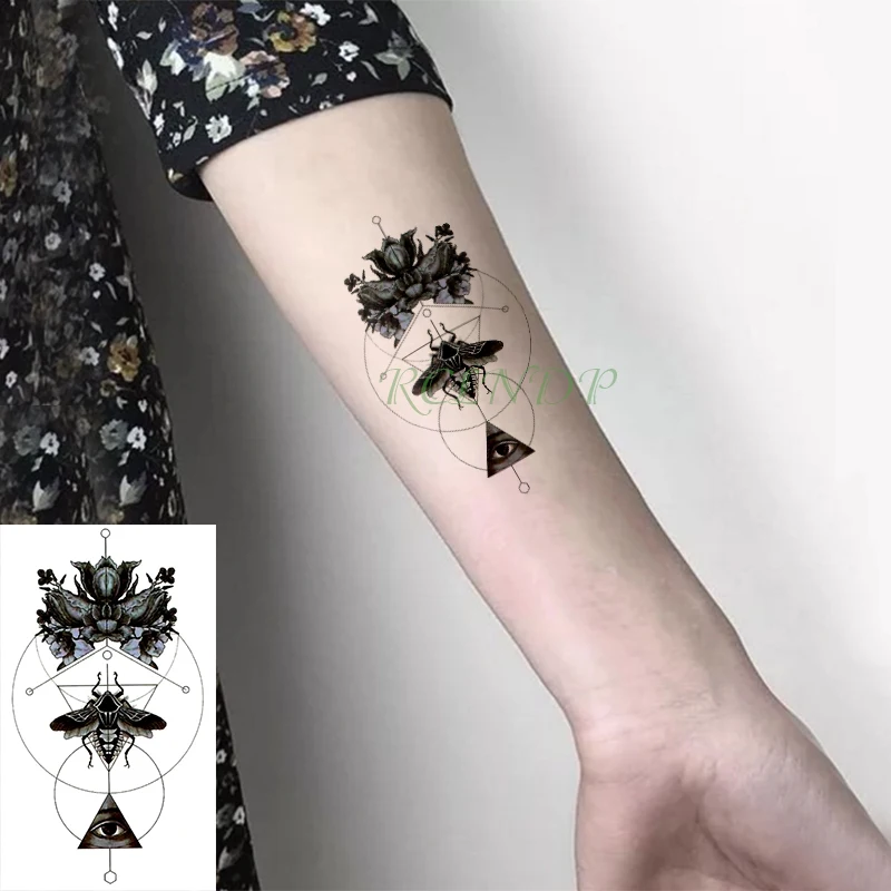 

Waterproof Temporary Tattoo Stickers eye flower insect fake Tatto Flash Tatoo Hand Foot small tattoos for Girl Women Men