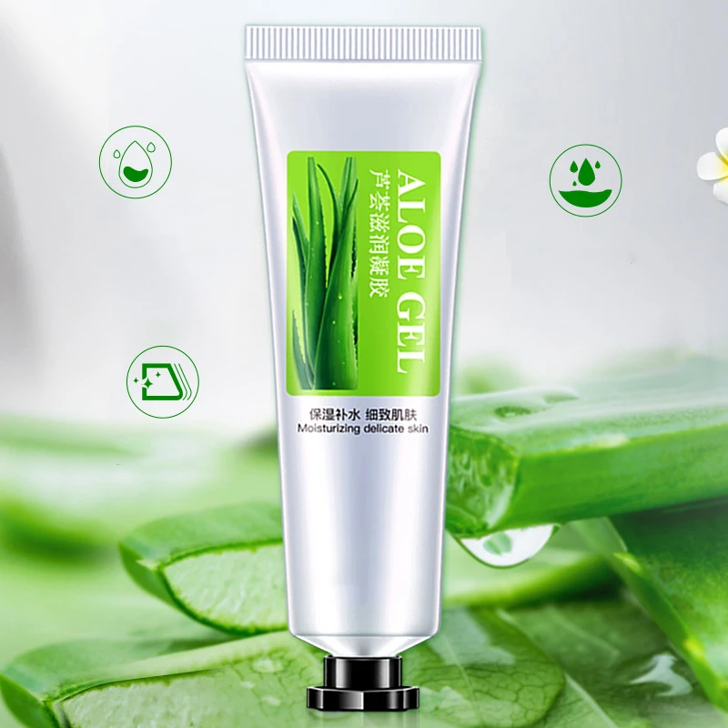 

30ml Aloe Soothing Gel Face Cream Aloe Vera Gel Portable Skin Care Remove Acne Moisturizing Day Cream After Sun Lotions Aloe Gel