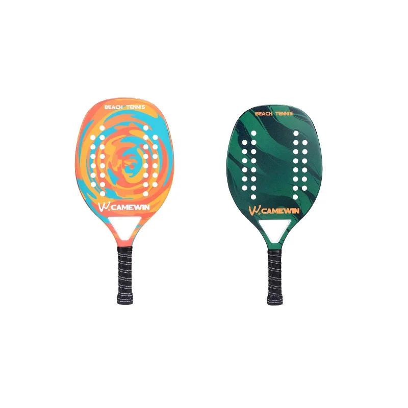 High Quality Carbon Fiber EVA Foam Beach Tennis Racket Outdoor Sports Flat Tennis Rackets Sports Equipment Tennis Bag