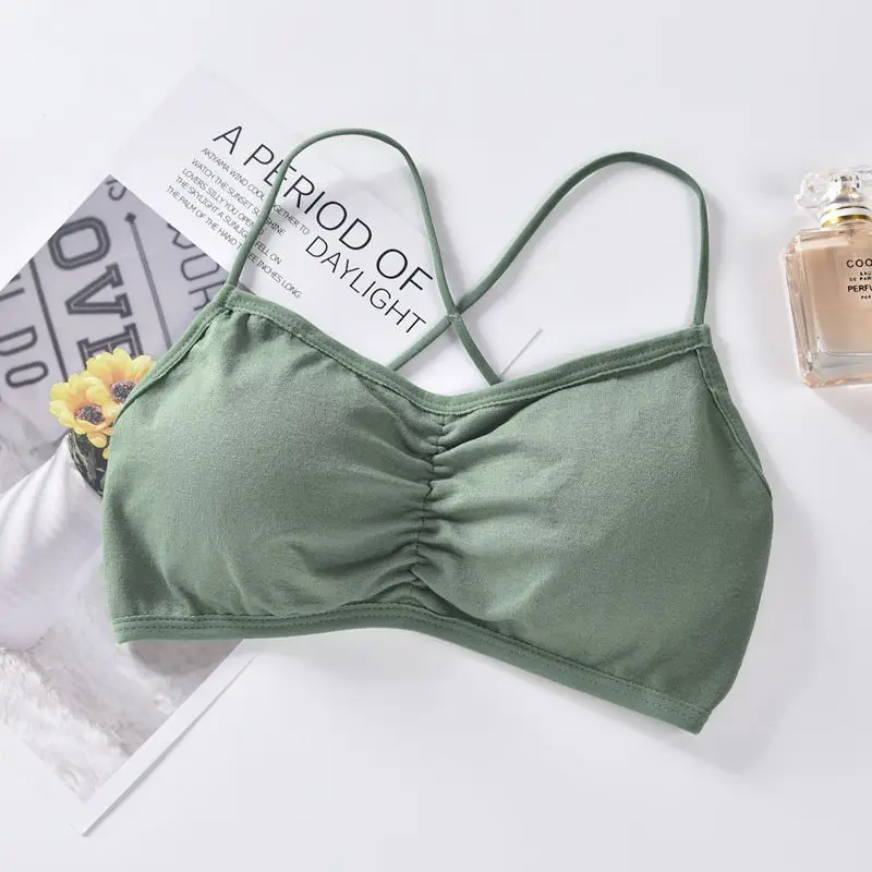 Сексуальный Уютный Топ без косточек модный бесшовный бюстгальтер с крестиками