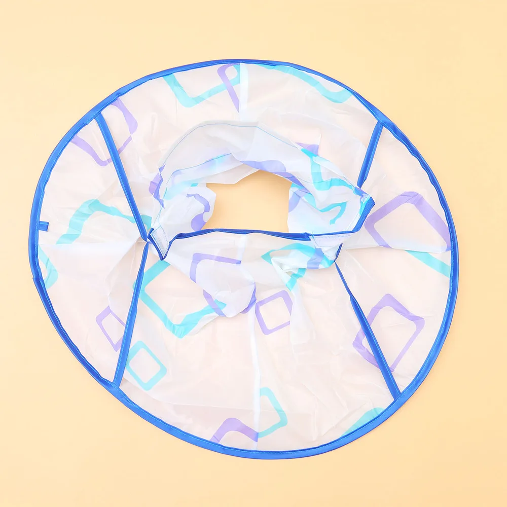 

2pcs Infants Haircut Cloak Waterproof Foldable Umbrella Haircut Cape for Infants Hair Cutting(Small Blue Diamond)