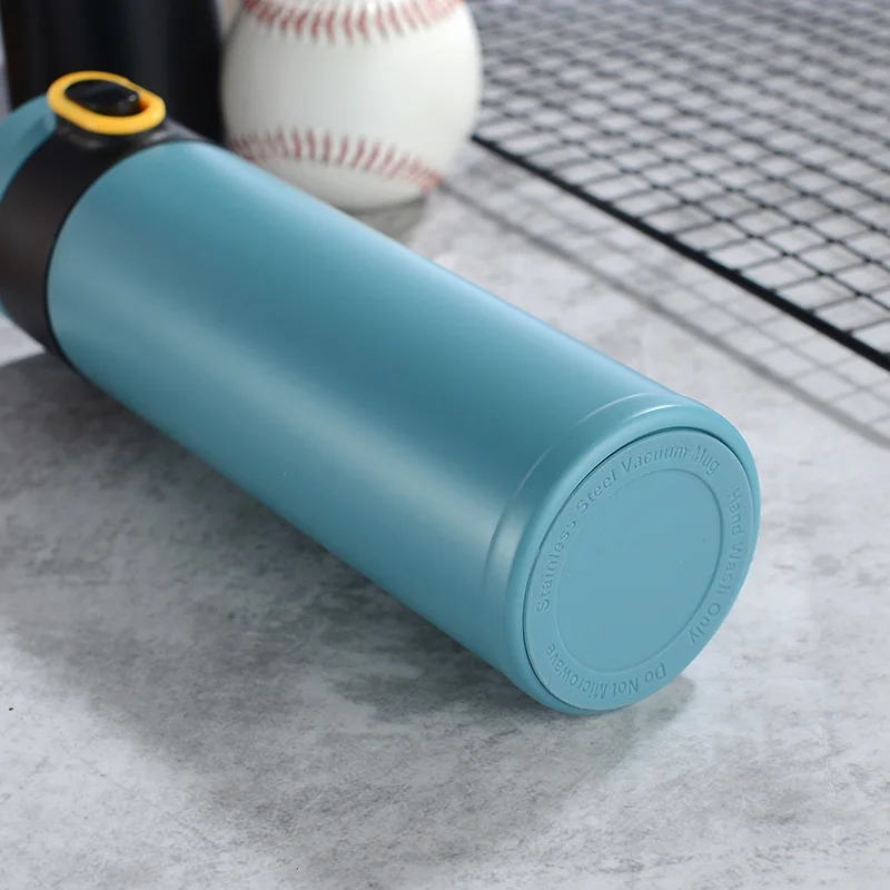 

500ML The New Vacuum Flask Stainless Steel Thermos Bottle Simple And Fashionable Bounce Cover Water Bottle Portable Travel Mug