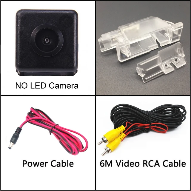 NO LED Для peugeot DS5 DS6 4008 2008 301 308 408 508 C5 3008 307 307CC HD CCD автомобильная парковочная камера заднего вида ночное видение - Название цвета: NO LED