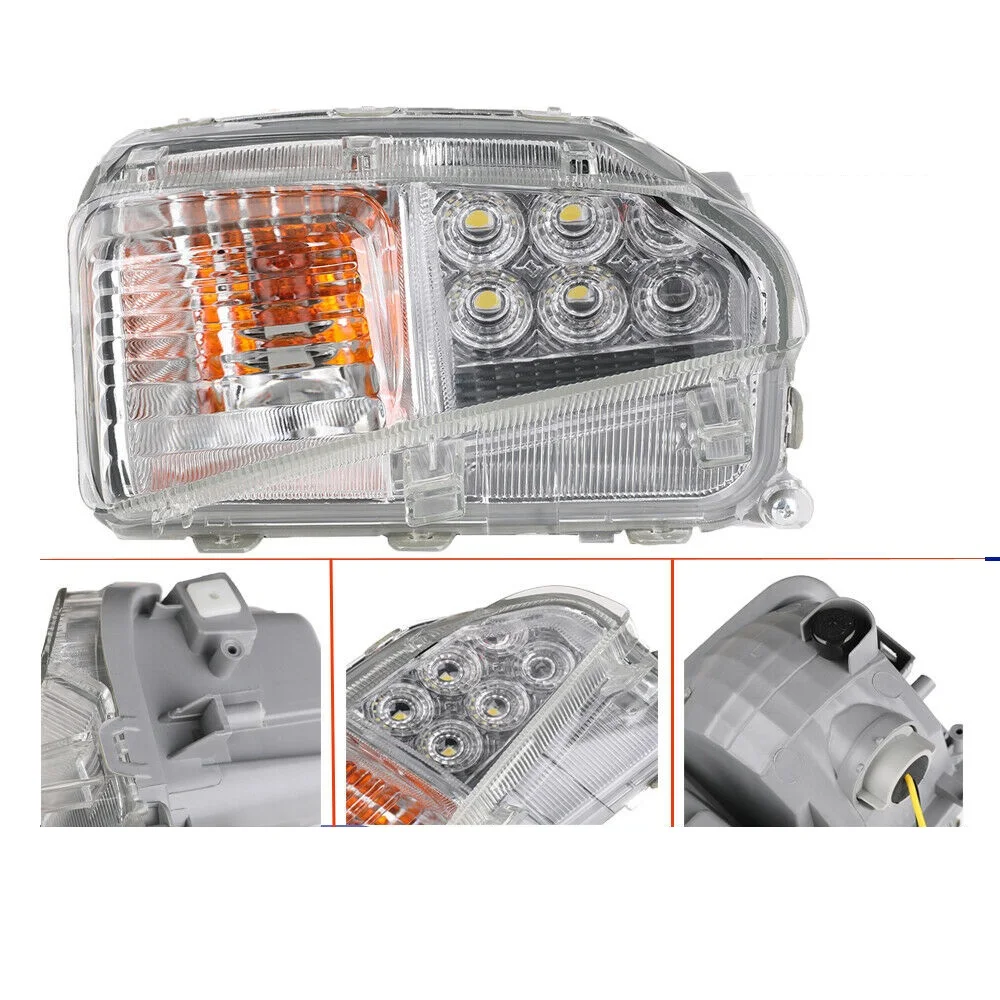 

Светодиодный передний бампер туман светильник s для Toyota Prius 2012 2013 2014 2015 6000 К туман светильник дневного лампа Дневной светильник противотуман...