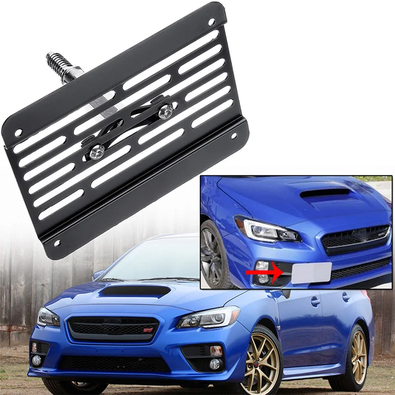 Новый передний бампер буксировочный крюк номерной знак держатель рамки Relocator