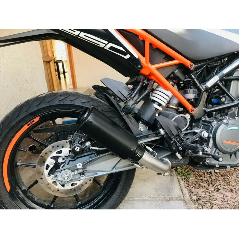 

51mm Universal Motorcycle Exhaust Sysem Muffler Tip Stainless Steel Silencer Pipe DB Killer For MT07 FZ6 Z750 SV650 Scooter ATV