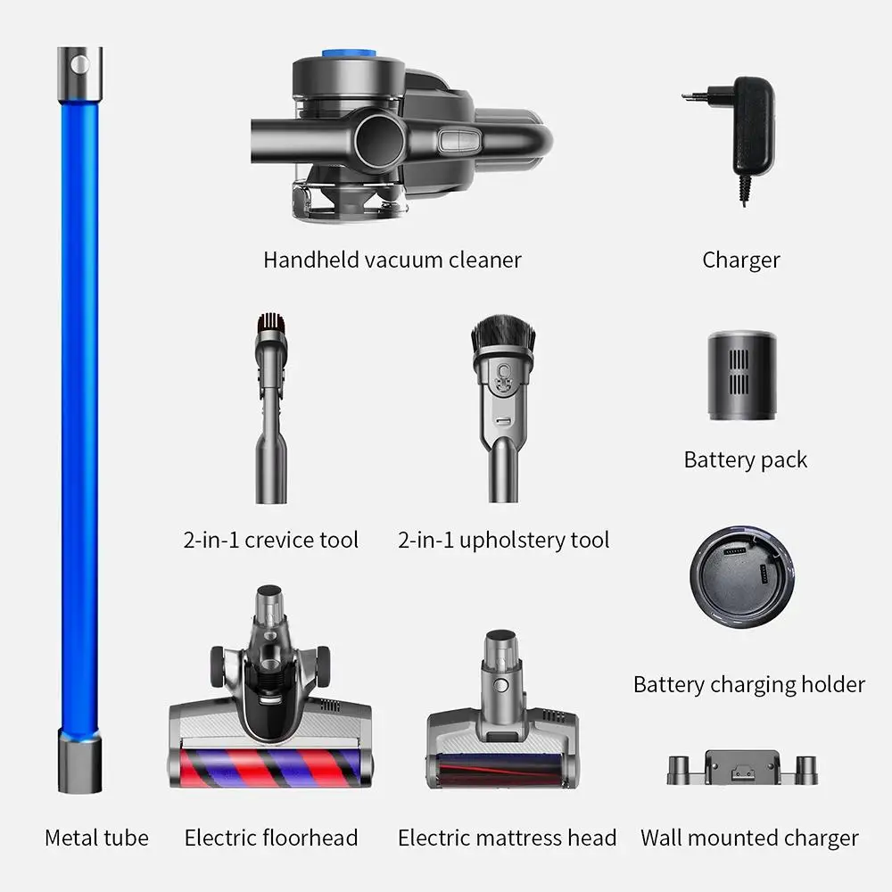 

Pre-sale JIMMY H8 Cordless Handheld Vacuum Cleaner 25000Pa Suction 160AW Strong Suction Operation Time 60 minutes LED Display