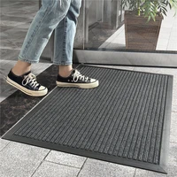 thin large doormat for entrance door indoor outdoor stripe red gray bedroom rugs anti slip hallway door floor mat kitchen carpet