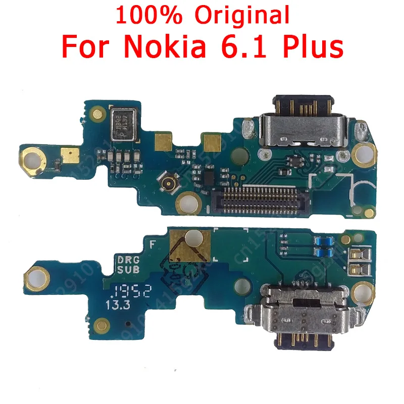 

Original USB Charge Board For Nokia 6.1 Plus 6.1Plus Charging Port Flex Cable PCB Dock Connector Replacement Spare parts