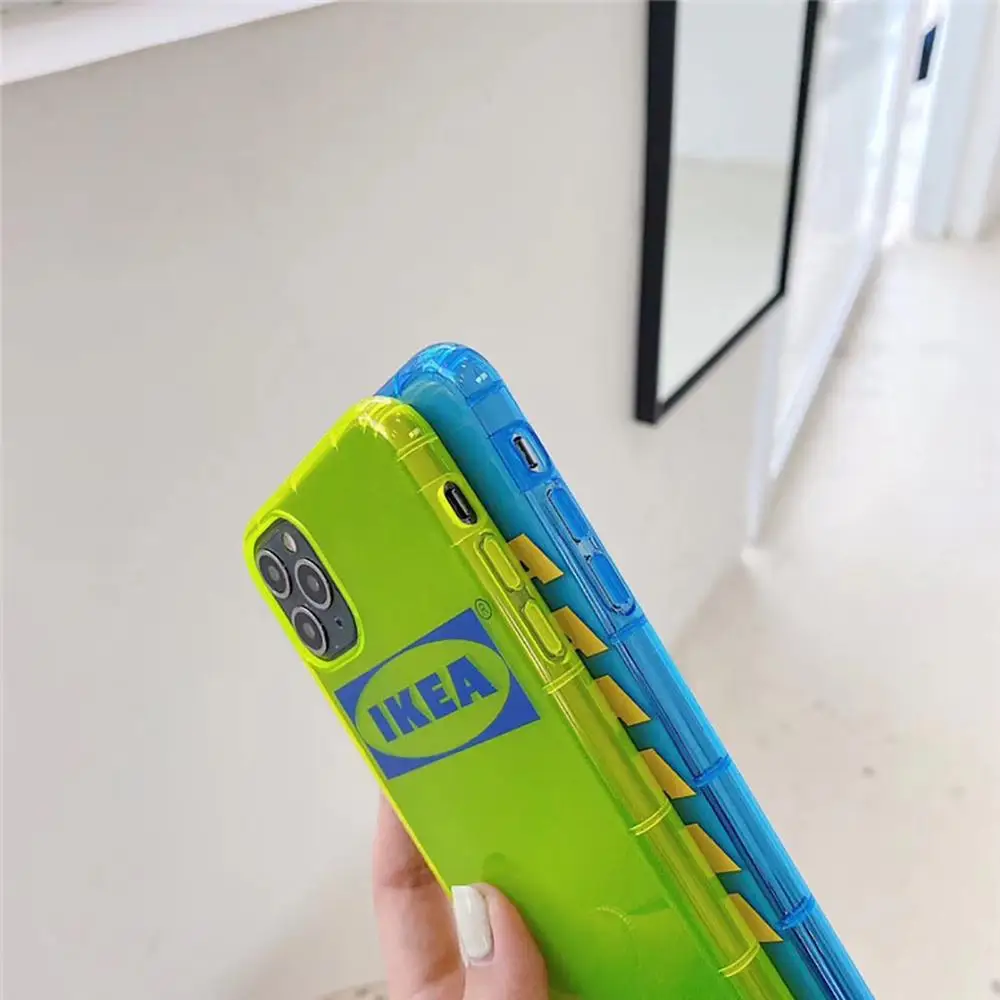 Милый чехол для телефона с флуоресцентными буквами iphone 11 Pro Max 7 8 plus X XR XS Модные