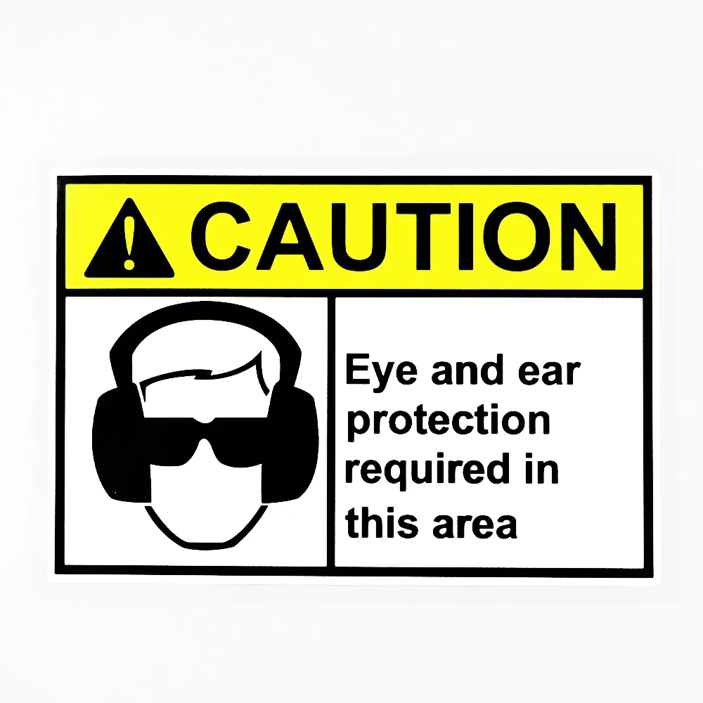 

Creativity Needs To Protect Eyes and Ears Car Stickers PVC Personality Fashion Body Window Exquisite Waterproof Decals Decorate