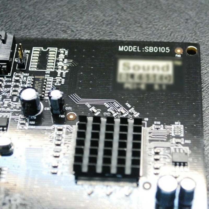 5 1 звуковая карта PCI Express E встроенный двойной выходной интерфейс для PC Window