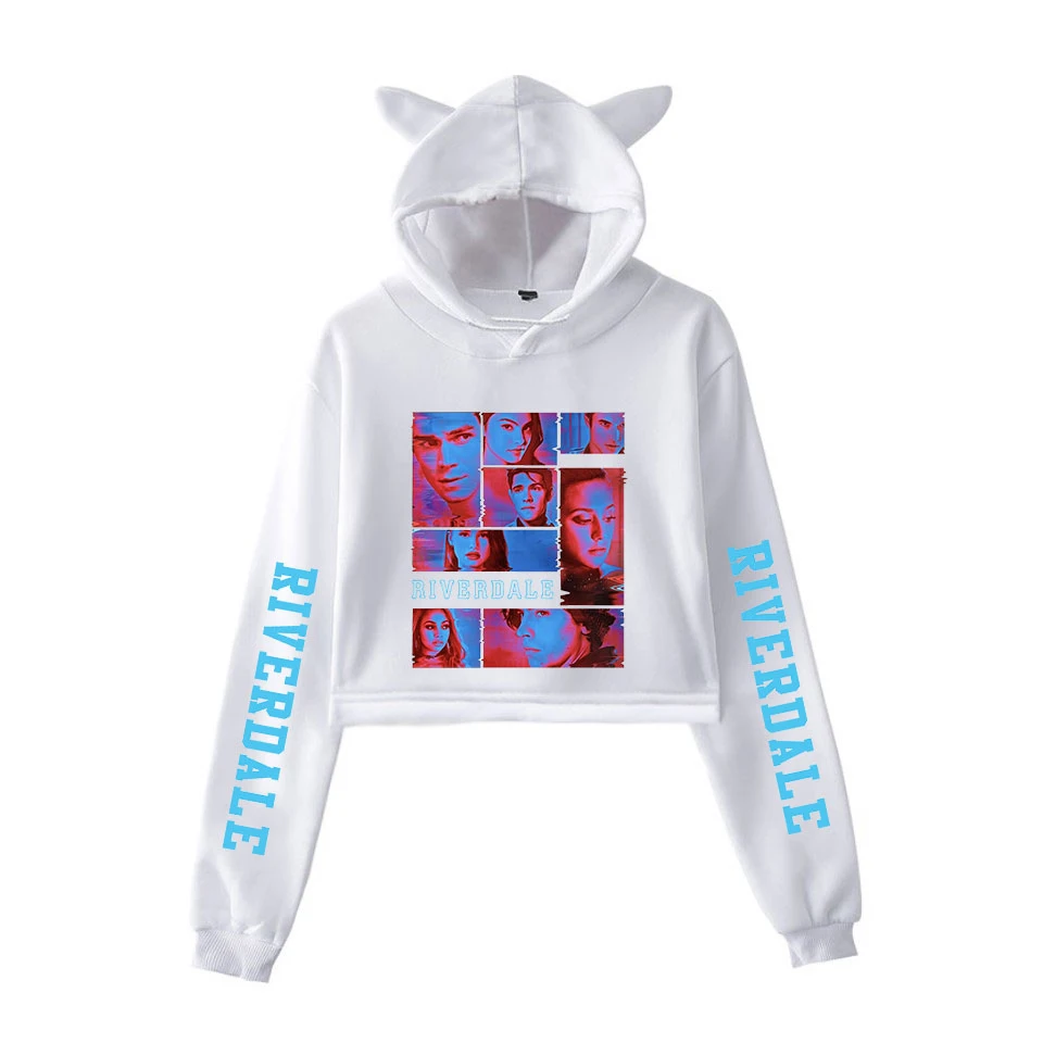 Худи Riverdale сезон 4 женские толстовки с милым котом для девочек женский модный
