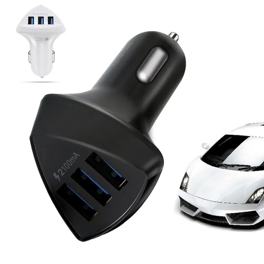 USB 3 0 адаптер Автомобильное зарядное устройство с двумя портами usb для