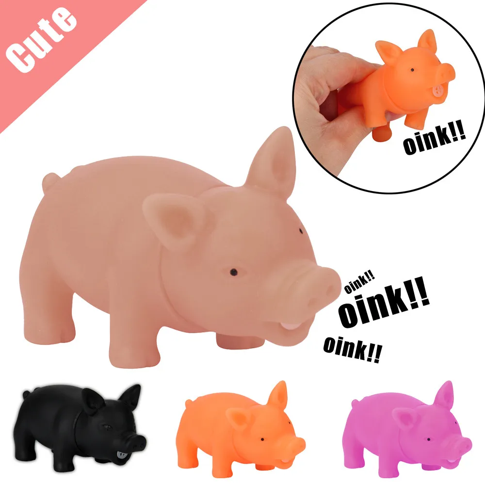 

8cm Kawaii Fidget Toys Cute Shrilling Pig Squeaky Rubber Pig Toy Relax Toy Squeeze Realistic Toy Anti stress Antistress Hand