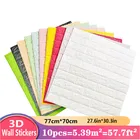 Самоклеящиеся обои с имитацией кирпича, настенные 3D панели, стикеры с имитацией кирпича для гостиной, спальни, клейкие бумаги с имитацией кирпича для детской комнаты, домашний декор