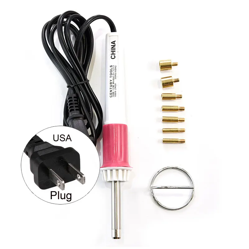 white-usa Быстро нагревается! EU/US Plug белое устройство горячей фиксации для нанесения страз розовый Железный-на горячей фиксации Стразы аппликатор палочка термофиксация инструмент Y2852 - Цвет: white-usa