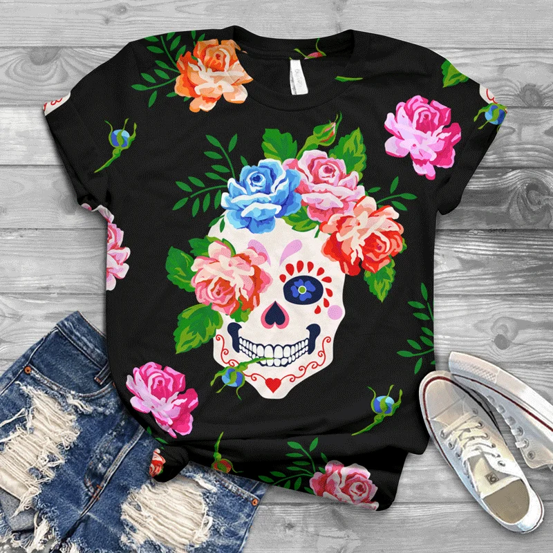 

New Harajuku girl T-shirt street fashion popular European and American style