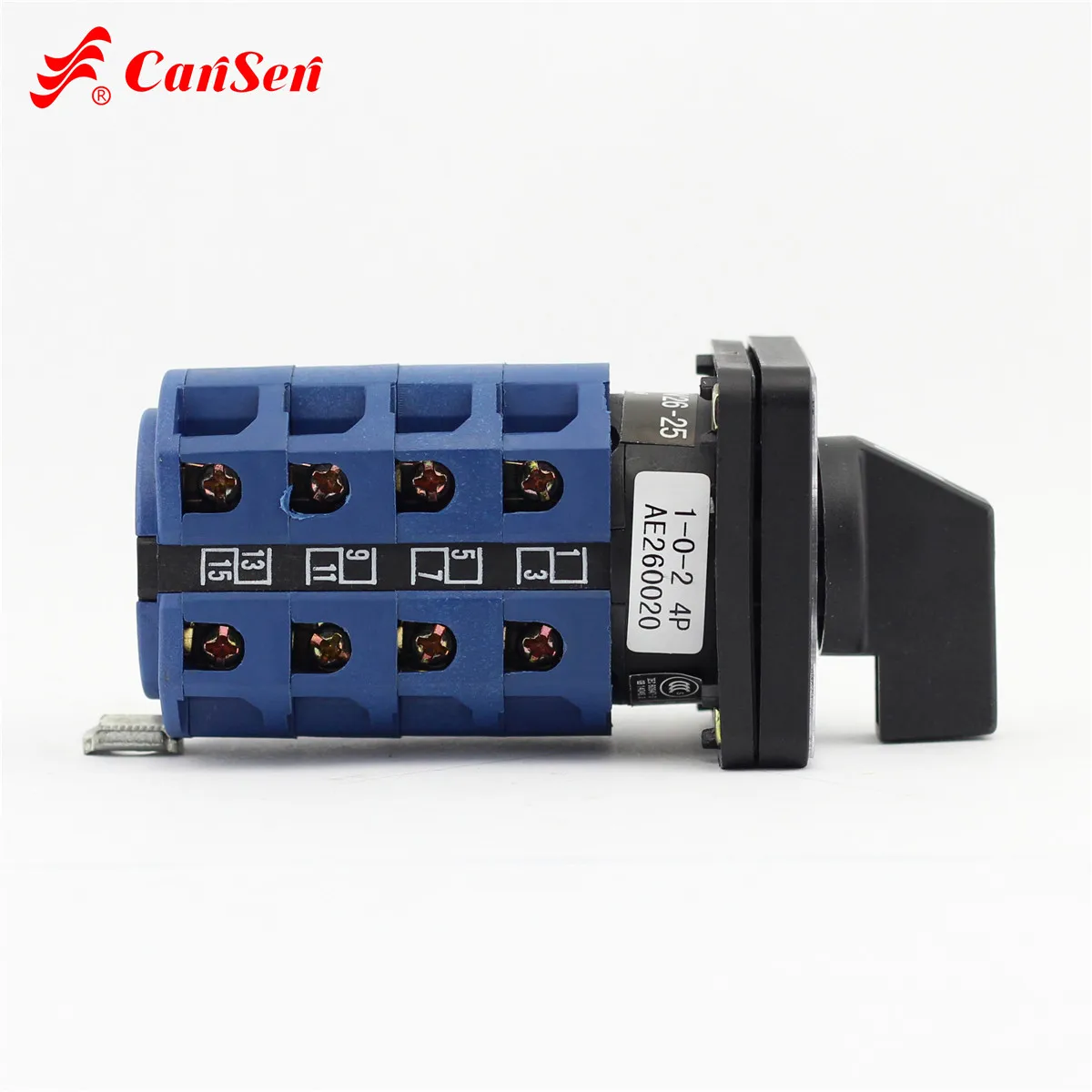 Поворотный кулачковый переключатель CANSEN LW26-25 CA20 с 25 А 3 позиции 1-0-2 4 P полюса 16