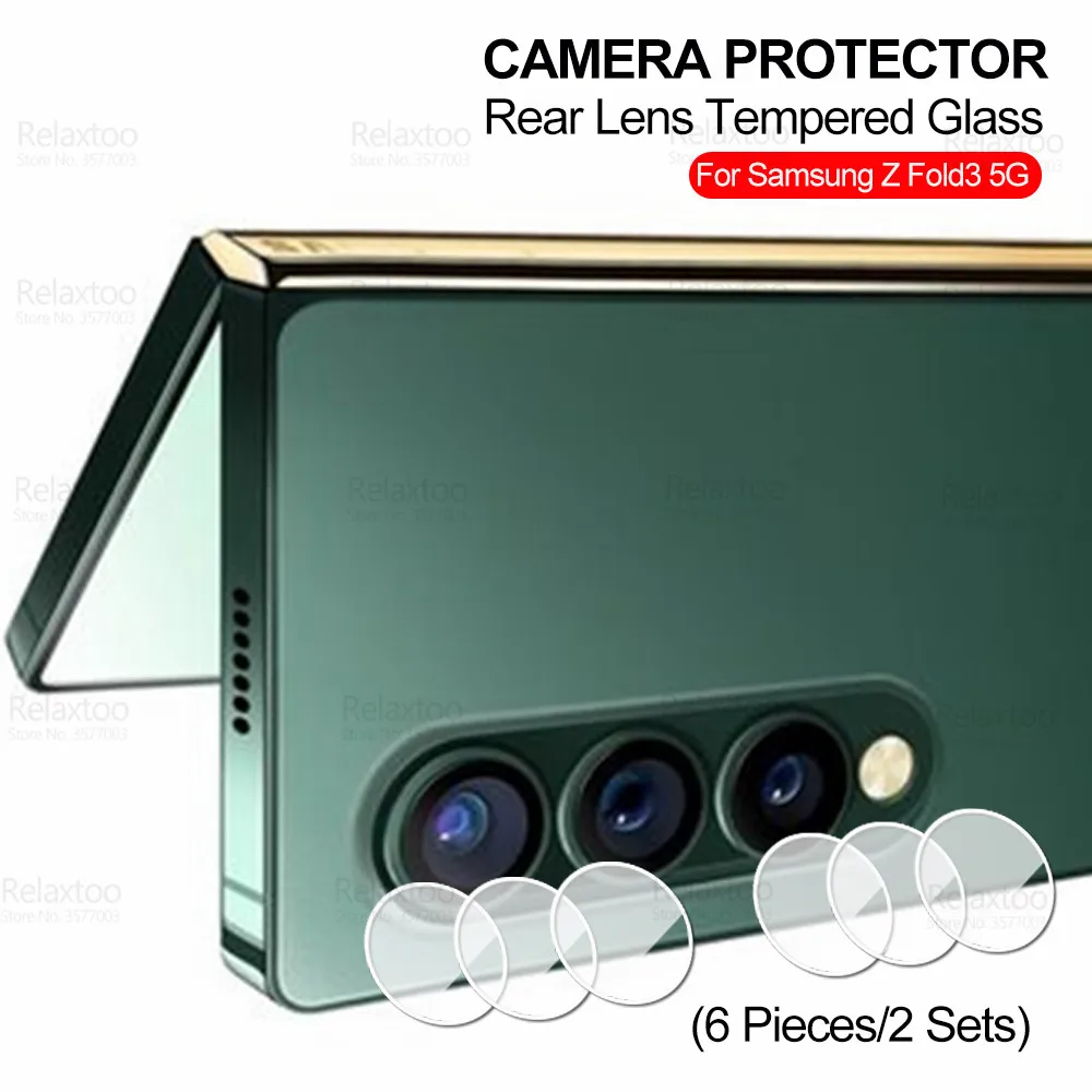 

Закаленное стекло для задней камеры Samsung Galaxy Z, Fold3, 5G, 6 шт.