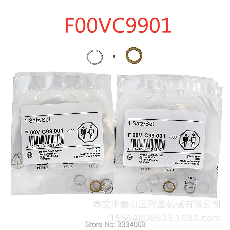 FOR BOSCH Diesel Common Rail Injector Seal Washer Ring Valve Ball Repair Kits F00VC99001 F00VC99002 F00VC99177