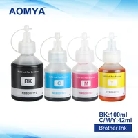 Чернила Aomya Для принтера Brother DCP-T300 DCP T300 500W 700W MFC-T800W MFC T800W, 4 цвета/комплект