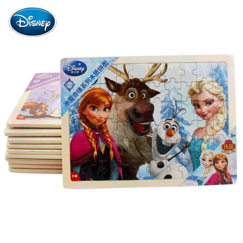 Disney Горячее предложение 60 шт ломтик детская игрушка Паззл животные Микки