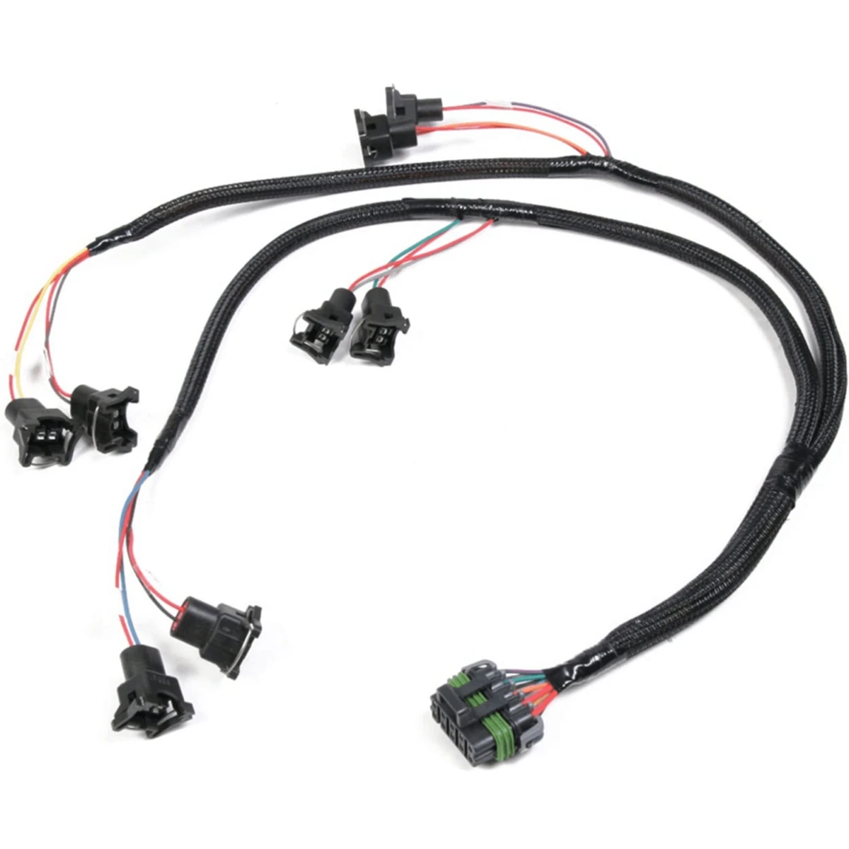 Holley 558-200 V8 OVER MANIFOLD BOSCH STYLE INJECTOR HARNESS | Cables Adapters &amp Sockets