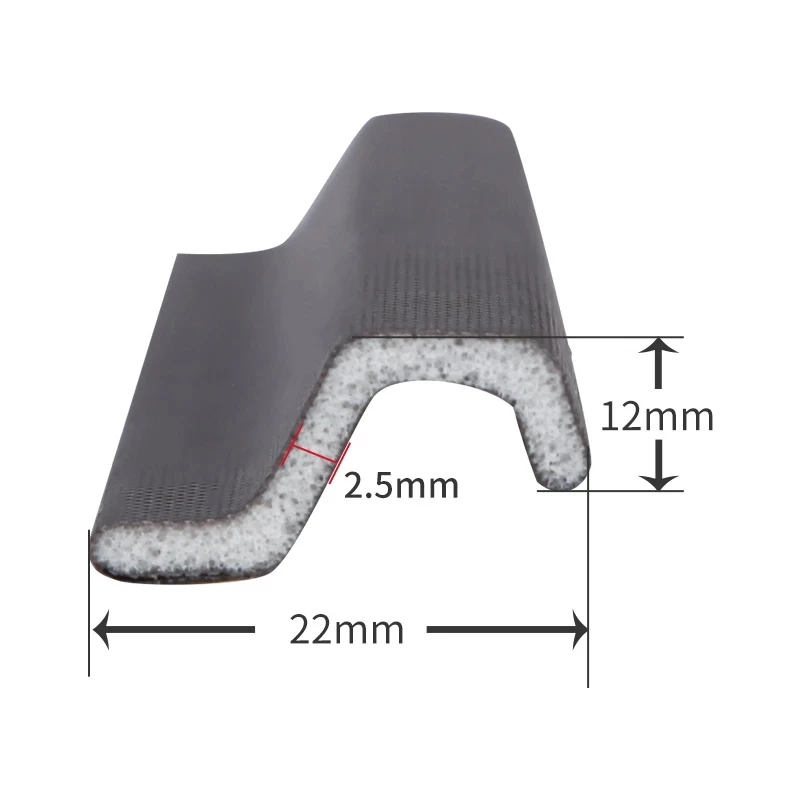 

2M Self Adhesive Door Window Sealing Strip Soundproof acoustic foam seal tape Weather Stripping gap Filler Window Hardware