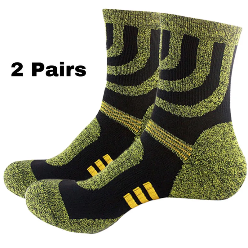 

2 Pairs Winter Men Socks Thicken Footwear Sport Seamless Boots Thermal Wool Pile Cashmere Trekking Socks Sleeping Socks For Men