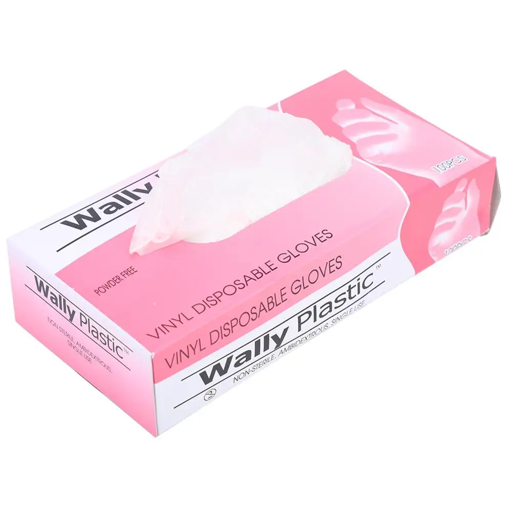 100 шт одноразовые резиновые латексные перчатки для тату ПВХ практичные