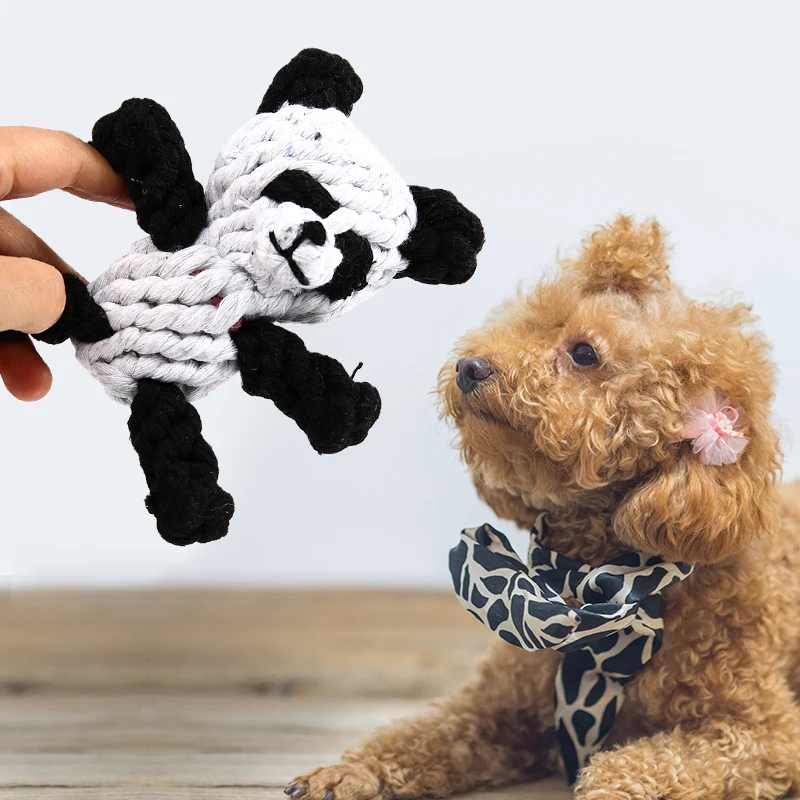 Жевательные игрушки хлопковая веревка игрушка для собак интерактивная