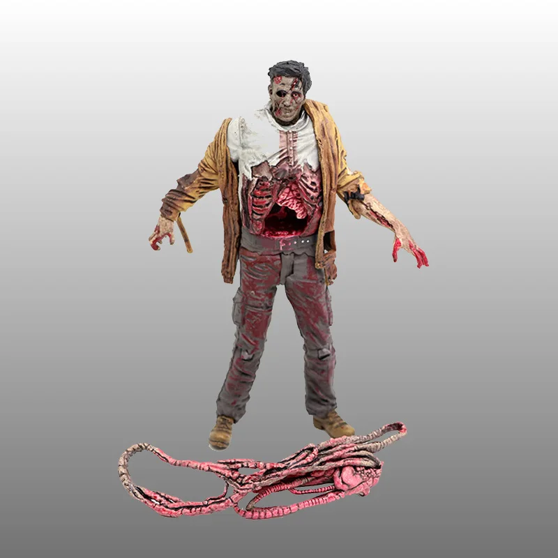 

ТВ серии с изображениями из сериала «Ходячие мертвецы» банджи Walker12cm игрушка из ПВХ, движущаяся фигурка, модель подарок с коробкой