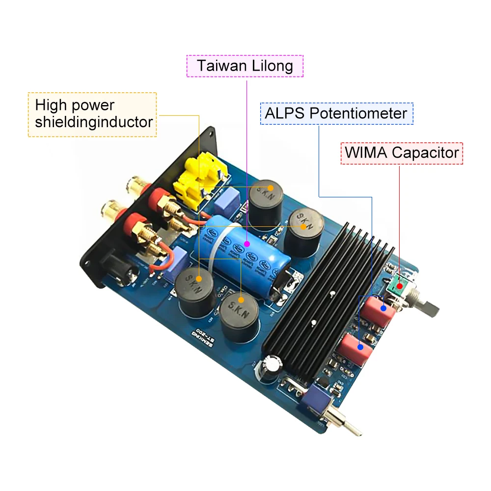 TDA7498L Hifi цифровой усилитель мощности 80Wx2 AV усилители 2 0 каналов звук аудио для DIY