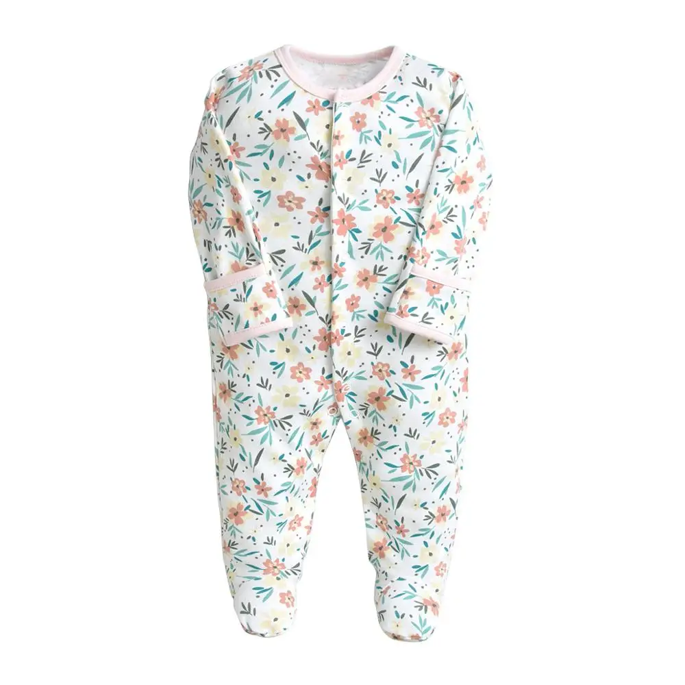 Комбинезон для новорожденных девочек 3 шт./лот хлопковый комбинезон маленьких с