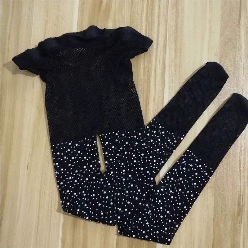 Модные чулки в сетку для девочек детские сетчатые черные колготки|Колготки и