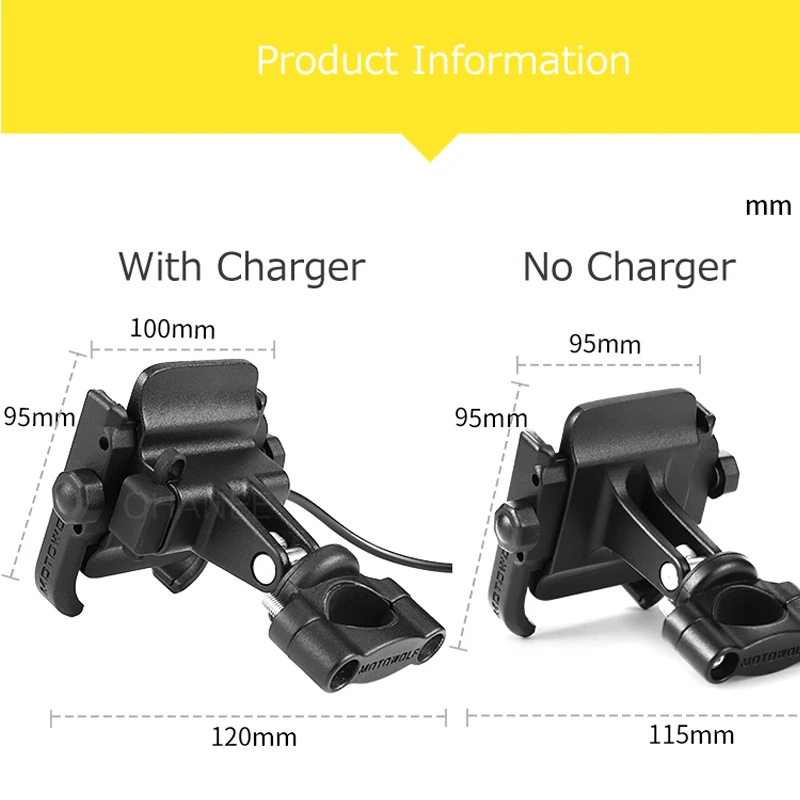 Универсальный держатель для сотового телефона MOTOWOLF на мотоцикл велосипед